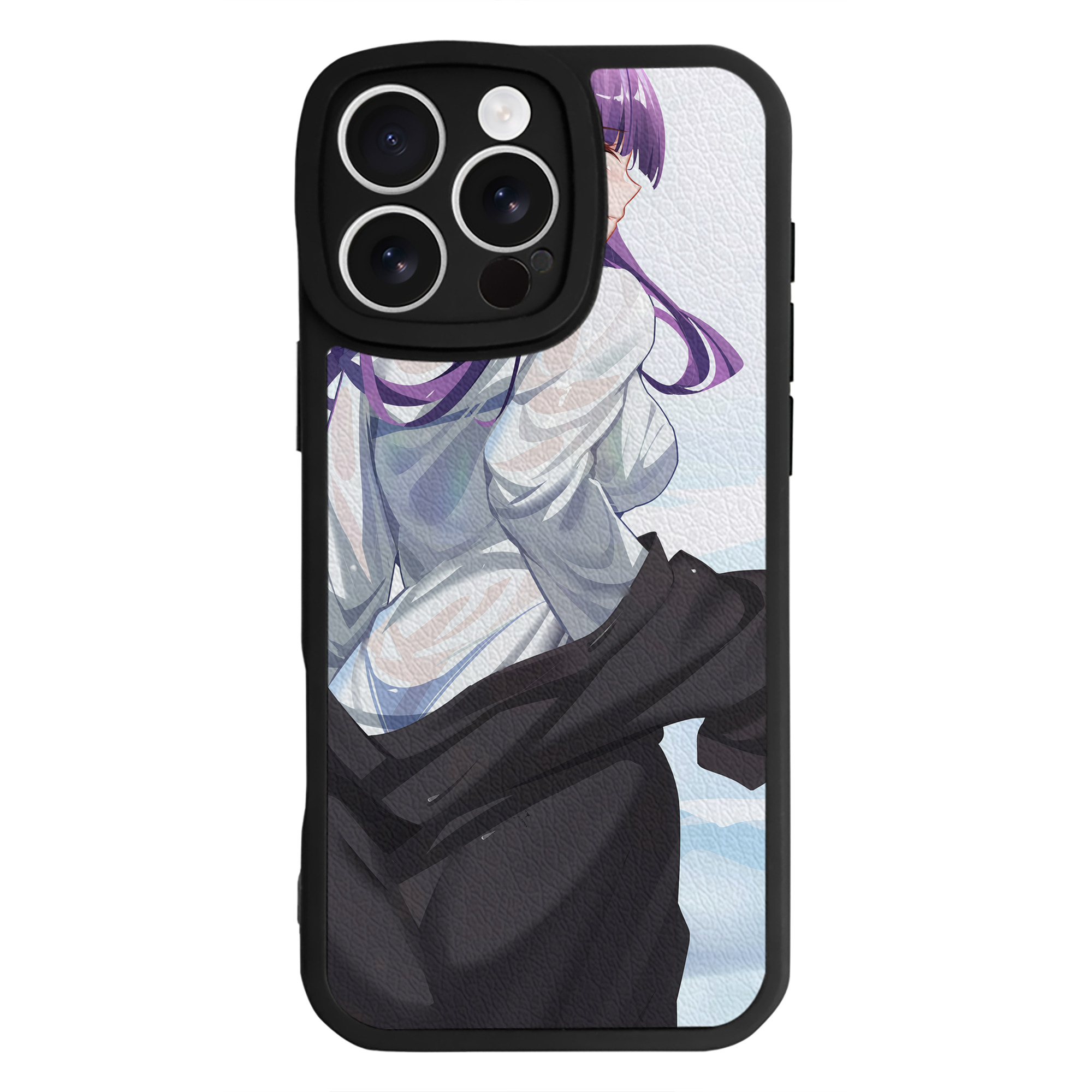 （画像用） 葬送のフリーレン Frieren 【iPhone 16シリーズ対応】シリコンスマホケース（レザー調） 材質：シリコン